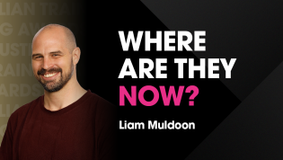 Liam Muldoon with text 'where are they now?'