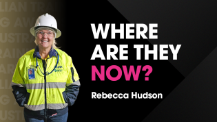 Where are they now Rebecca Hudson website banner